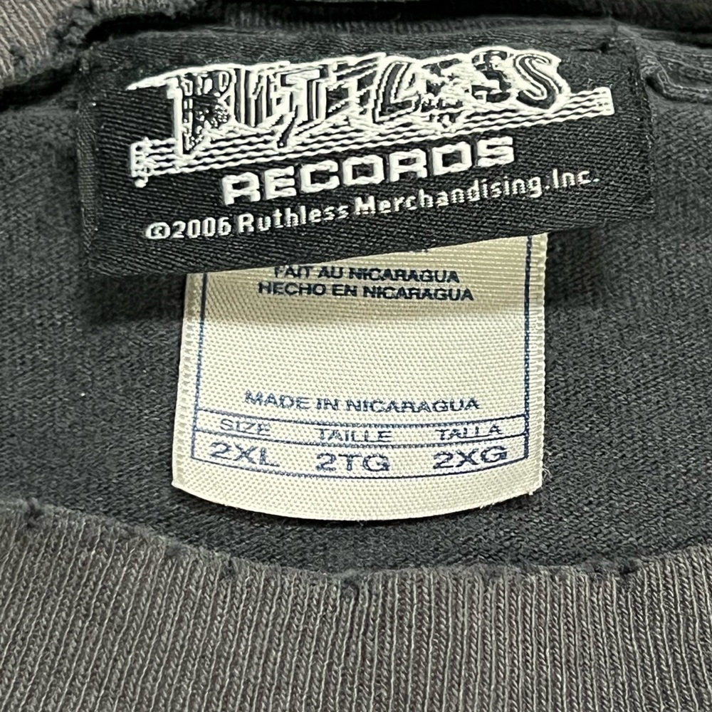 SOLD 🔥2006 2PAC Ruthless Records Thrashed T Shirt XXLarge - Picture 9 of 10